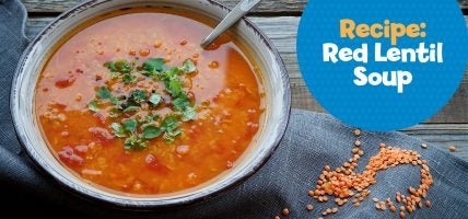 Make red lentil soup with this recipe from Little Passports